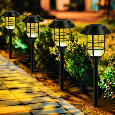 Lampes De Jardin | Torche Solaire Jeu De 6 Pièces.-Lampe Veilleuse